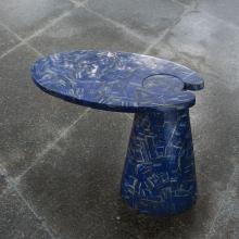  9.92391 - Cone Cantilever Table-Lapis Lazuli